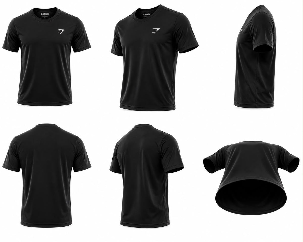 Camisas Gymshark Negra