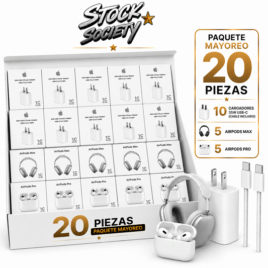Paquete Mayorista 20 Piezas Surtido